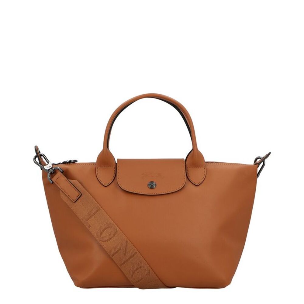Longchamp Le Pliage Xtra Small Leather Tote, Brown - Picture 1 of 3